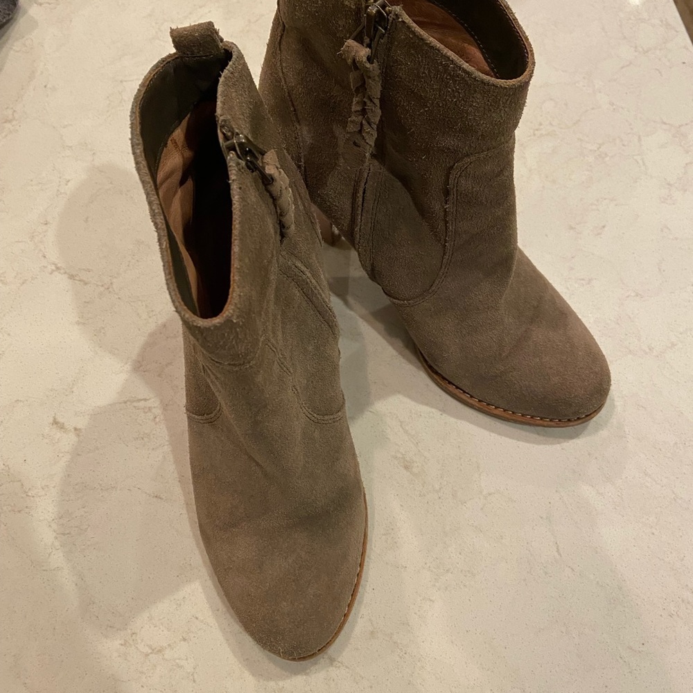 Suede Booties - image 1